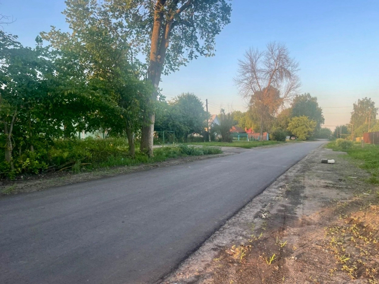 В Бондарском округе отремонтировали дорогу