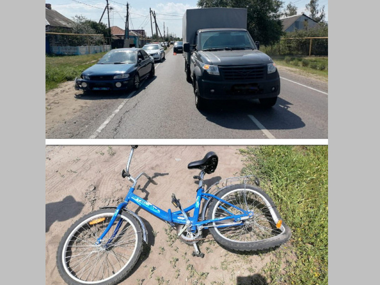 В Воронеже велосипедист попал под колеса попавшей в аварию иномарки