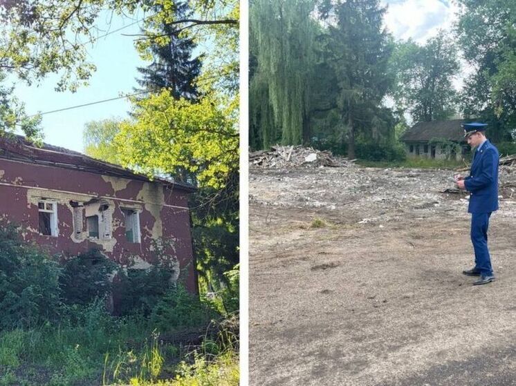 На Брянщине снесли опасное здание после вмешательства прокуратуры