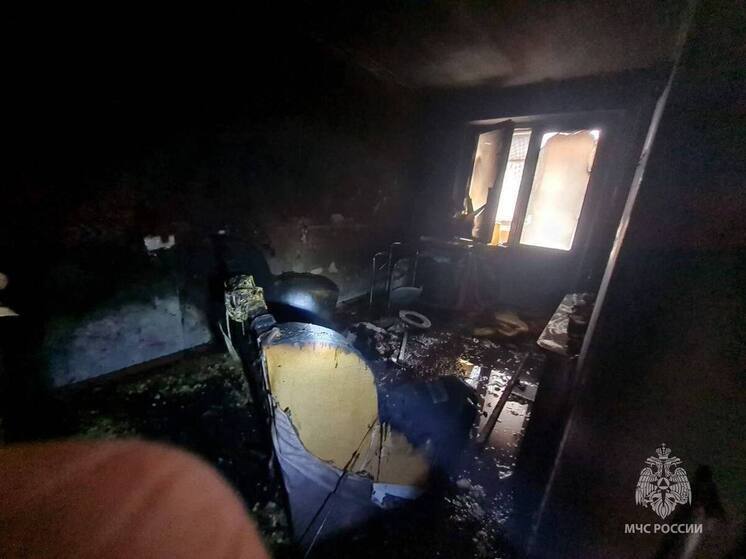 На улице Громовой во время пожара погиб человек