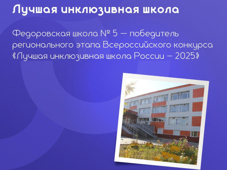 Федоровскую школу признали лучшей инклюзивной школой Югры
