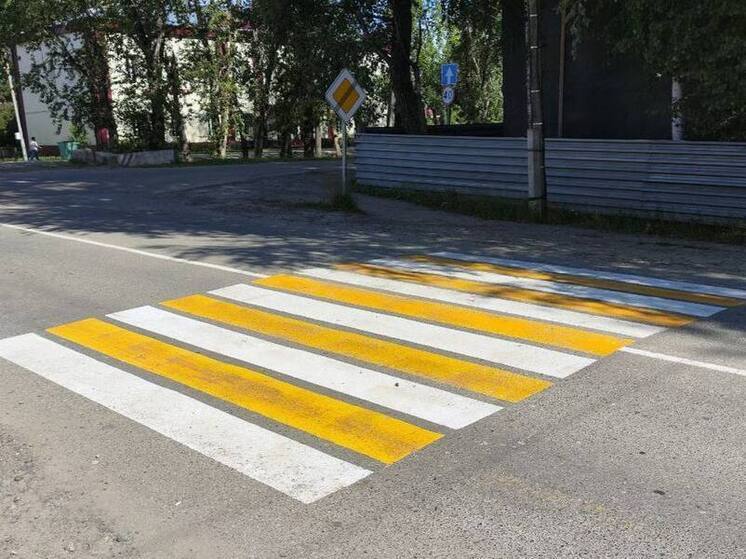 После вмешательства прокуратуры в селе Подгорное появилась дорожная разметка