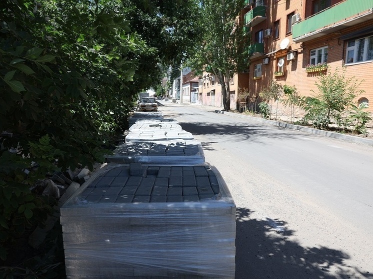 Ремонт улицы Чалабяна в Астрахани продолжается