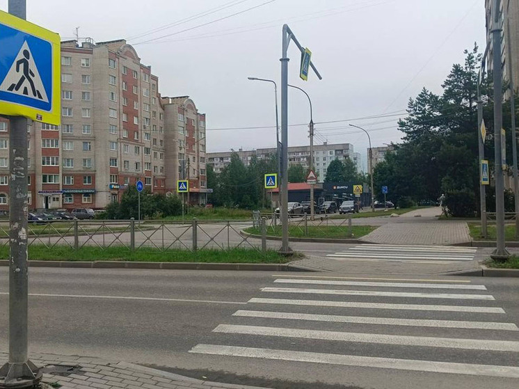 В Великом Новгороде женщина на иномарке сбила молодого человека на «зебре»