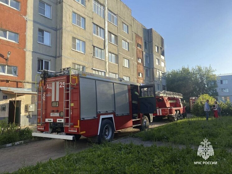 Из-за пожара в многоэтажке в Донском эвакуировли 7 человек
