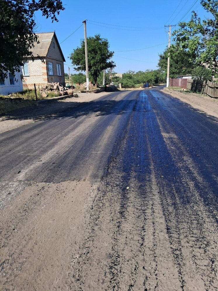 В Тельмановском МО ремонтируют дорогу в населённом пункте Старая Ласпа