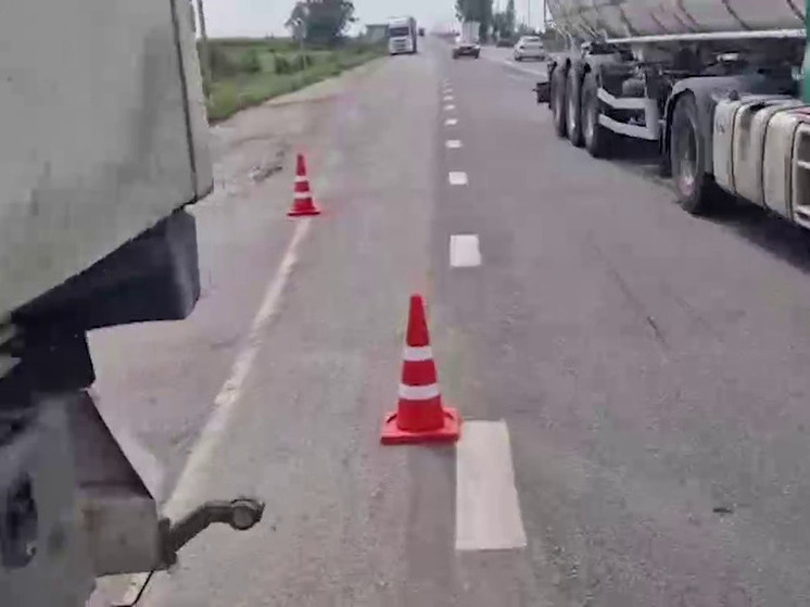 В Волгоградской области автомобиль сбил насмерть ремонтировавшего фуру водителя