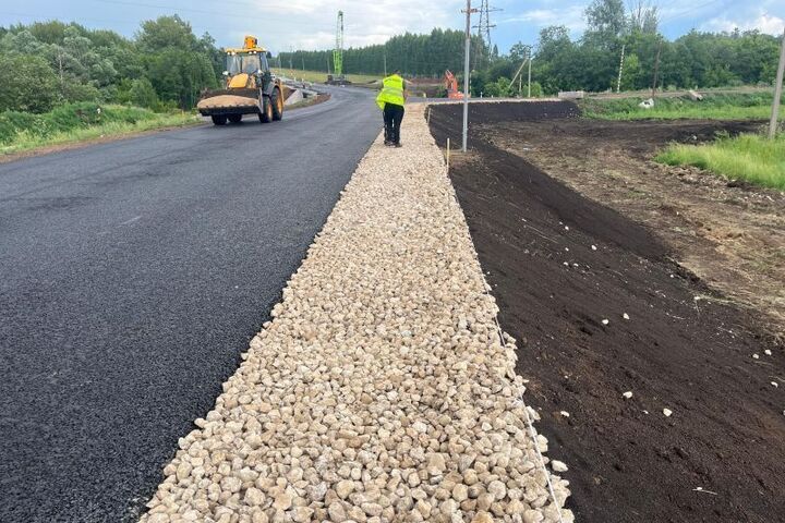 Ремонт моста через реку Узян в Башкирии близится к завершению