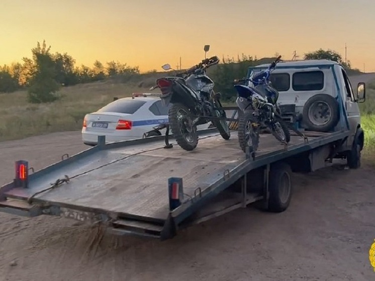 В Волгограде у двух подростков без прав изъяли мототехнику