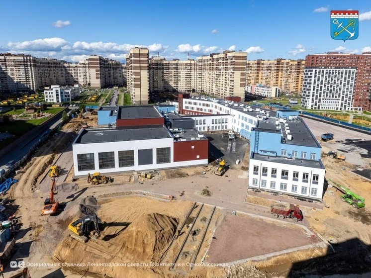 Новая школа на 834 места готовится к открытию в Мурино
