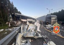 Водитель автобуса погиб при столкновении с фурой в Домодедовском городском округе Московской облсти