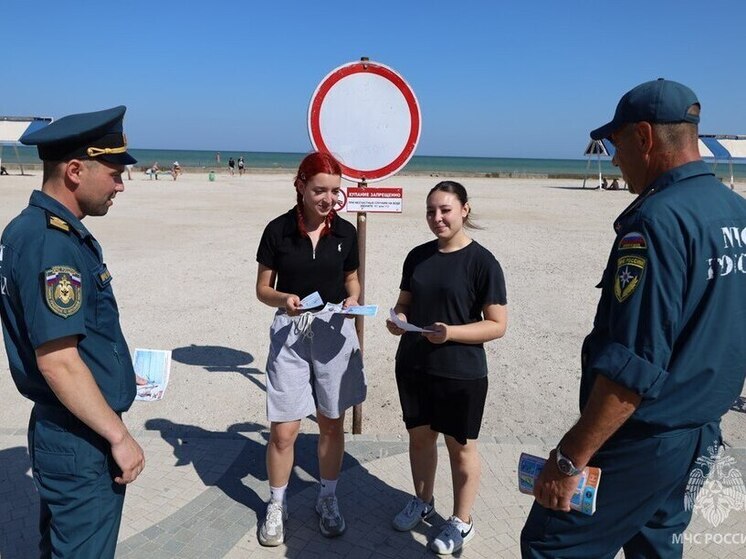 В Херсонской области спасатели провели рейд на морском побережье