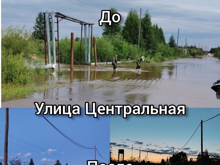 В Чульмане и Большом Хатыми уровень воды спадает, угрозы подтопления нет
