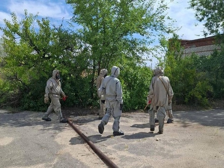 На севере Волгограда провели учения на случай утечки хлора