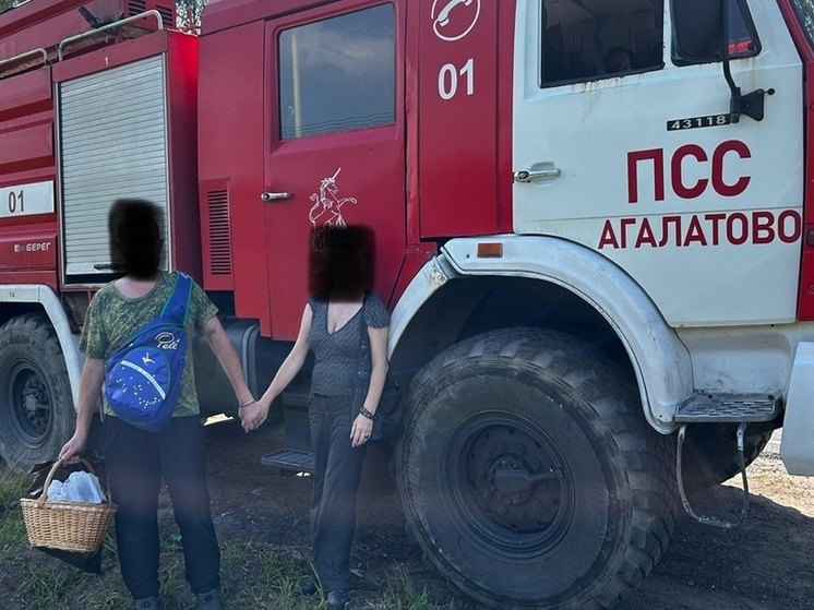 Пожарные нашли заблудившихся в лесу у Агалатово грибников