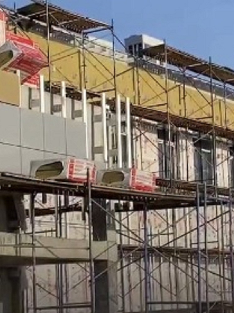 В Элисте продолжается строительство госпиталя ветеранов войн
