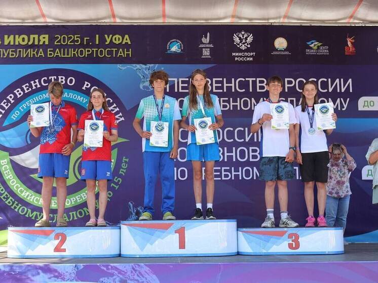 Спортсмены из Уфы стали призерами соревнований по гребному слалому