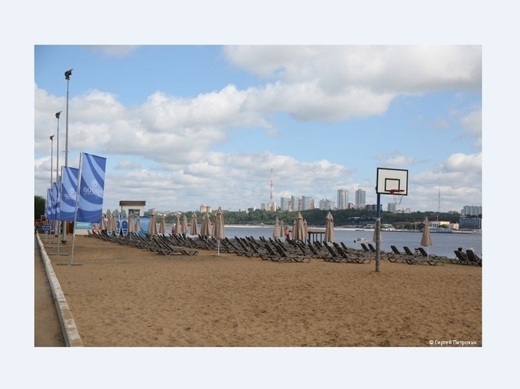 В Перми продолжается благоустройство мест отдыха у воды