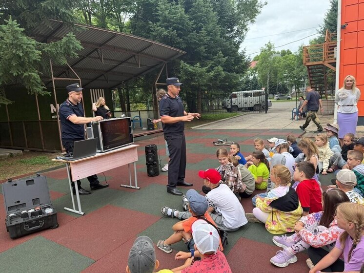 В ЕАО воспитанникам лагеря рассказали о современных беспилотниках