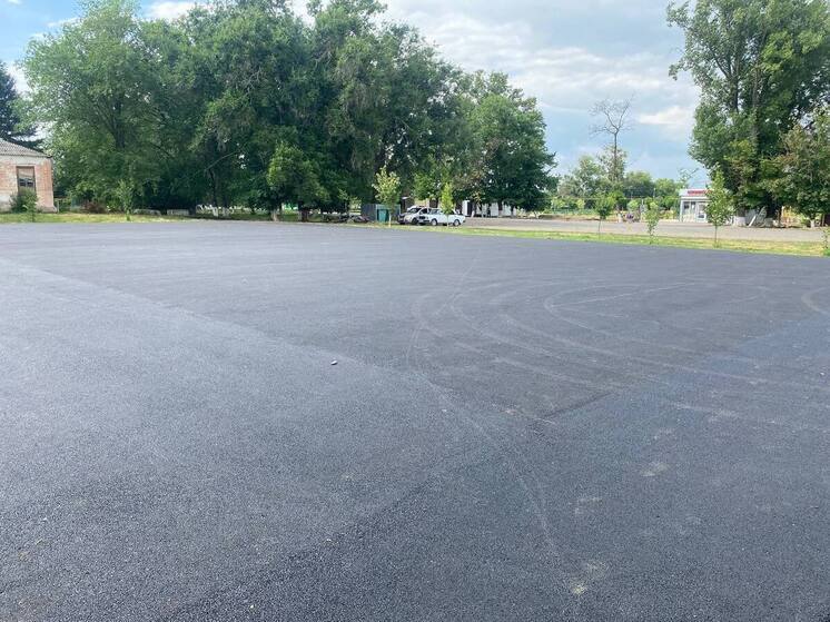 В Новоалександровском округе Ставрополья  ремонтируют спортплощадку