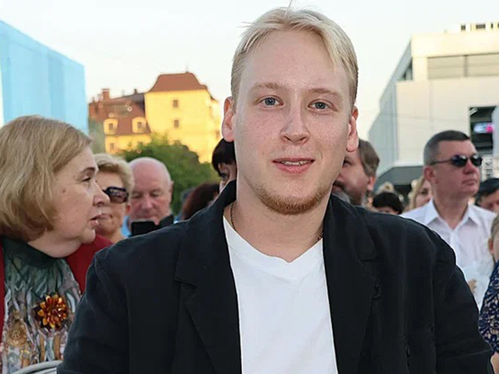 Debut director Ivan Kharatyan at the festival.