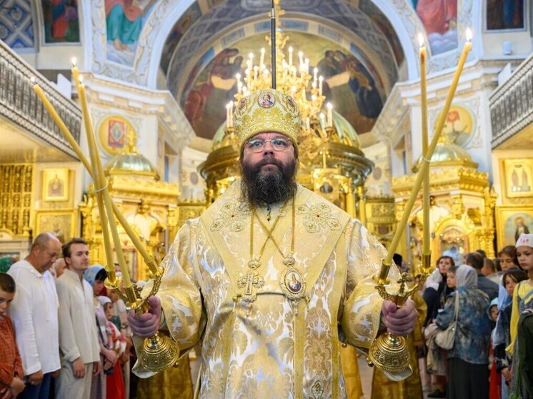 Литургия прошла в Псково-Печерском монастыре