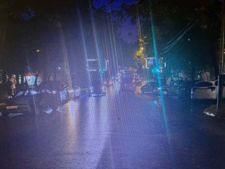 Toyota Mark 2 столкнулась с Audi в Хабаровске