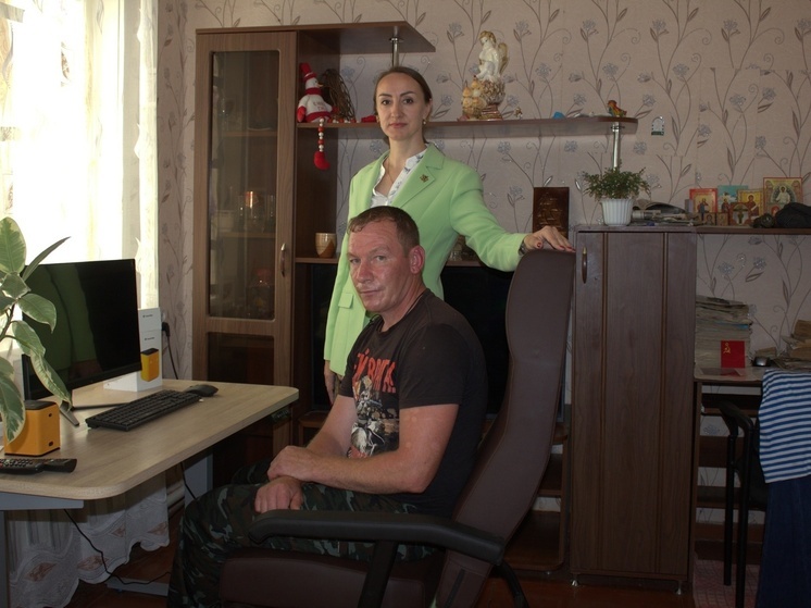 В Орловской области помогли ветерану СВО адаптировать жильё