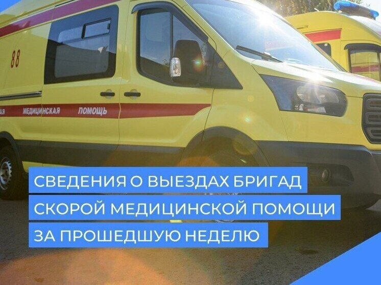 За неделю бригады скорой помощи в Чувашии совершили почти 6 тысяч выездов