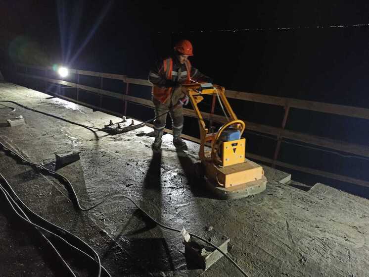 В Томской области отремонтировали мост через реку "Ручей"