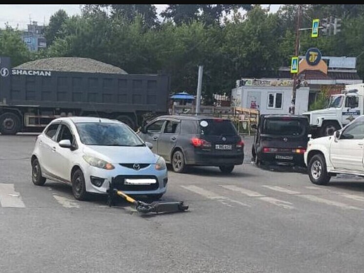 Подростка на самокате сбили в Южном районе Хабаровска