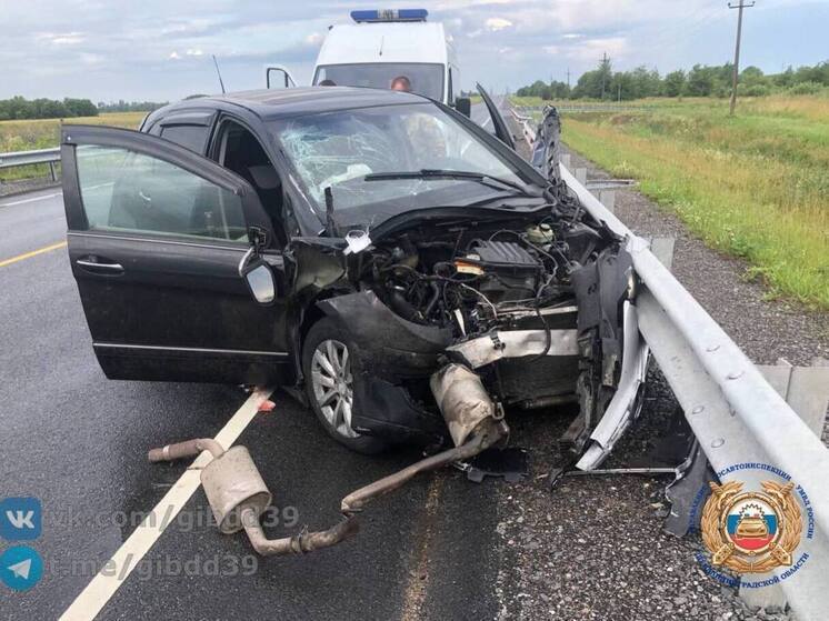 Два водителя пострадали во время ДТП в Гурьевске