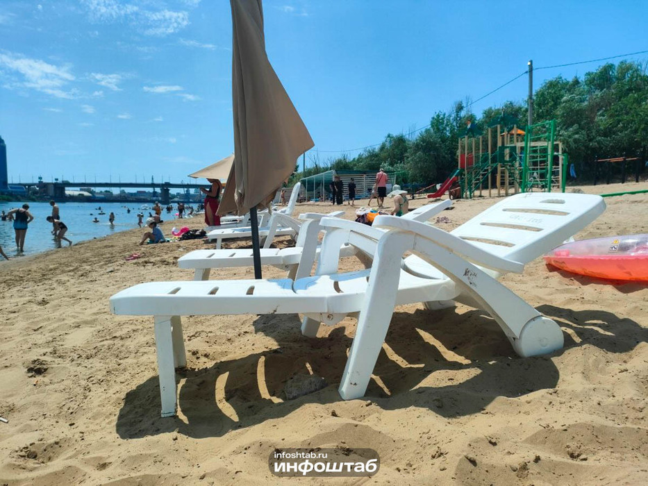 Купальный сезон открыт: как астраханцы отдыхают на Городском пляже
