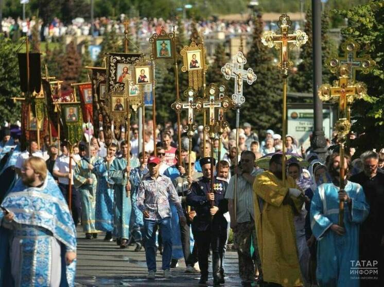 21 июля в Казани в связи с крестным ходом ограничат движение по улицам вокруг Кремля