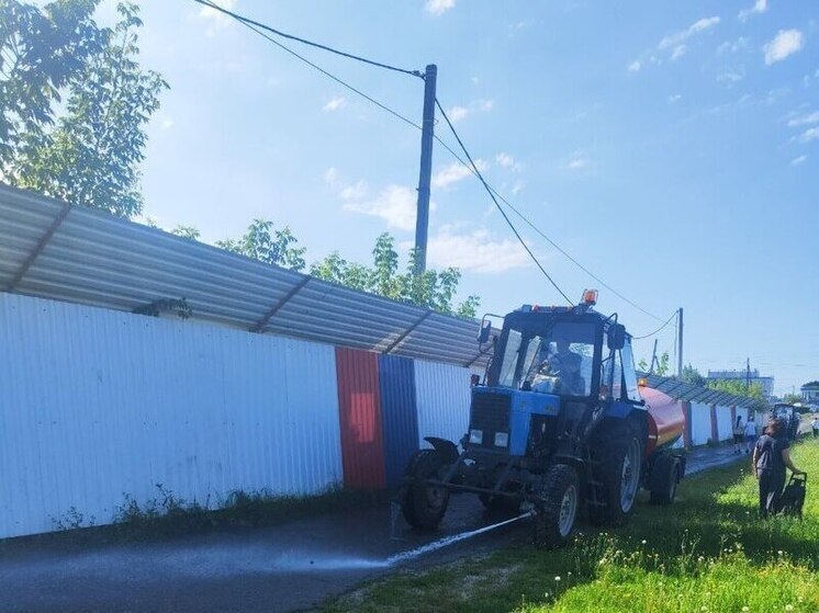 В Курске на уборку улиц 14 июля вышли 66 рабочих и 51 единица техники