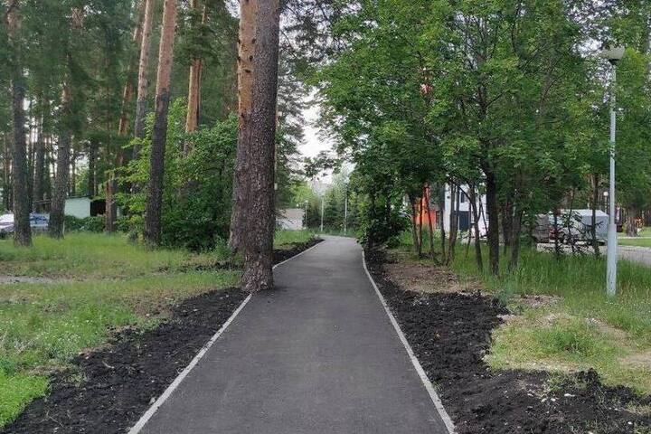 В Заречном обновили пешеходную зону по улице Конституции СССР