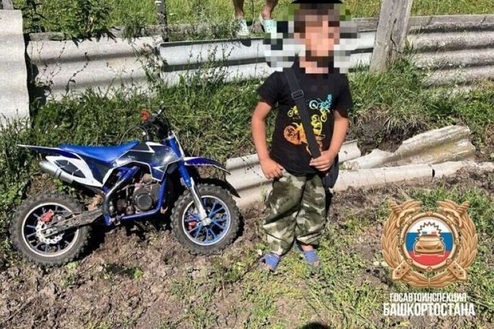 В Башкирии отец купил 8-летнему сыну питбайк