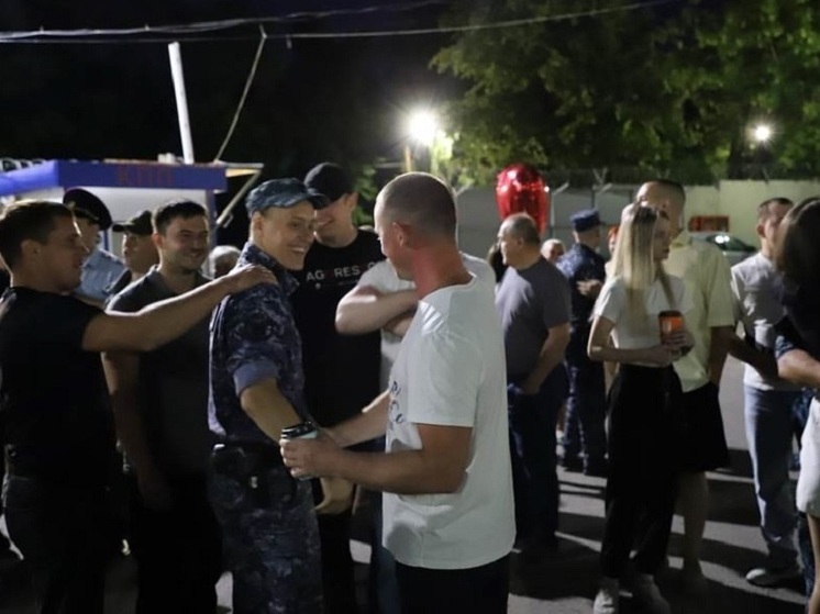 Сводный отряд рязанской полиции вернулся из командировки на Северном Кавказе