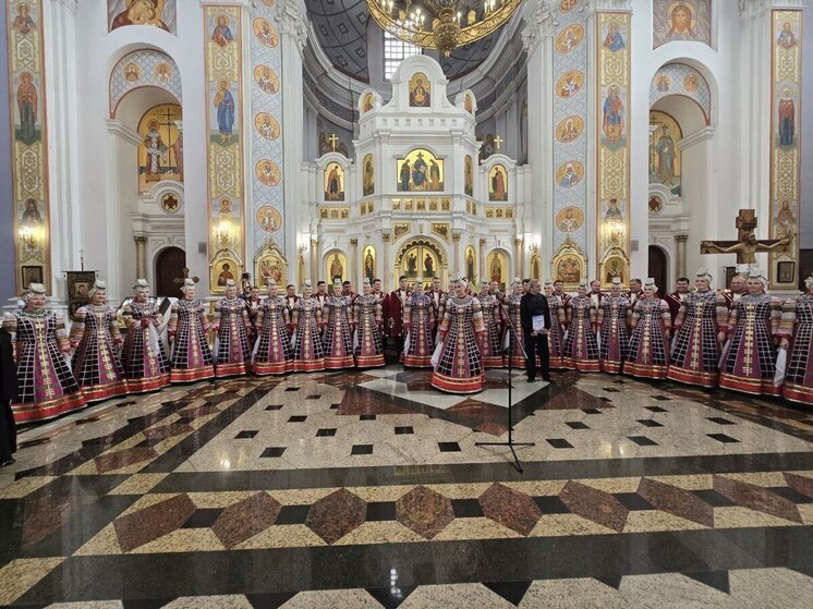 На фестивале "Славянский базар в Витебске" выступил Воронежский народный хор