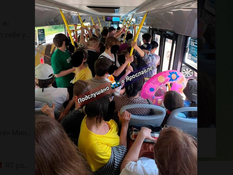 В Ярославле жители пригорода не могут воспользоваться автобусом из-за любителей купания