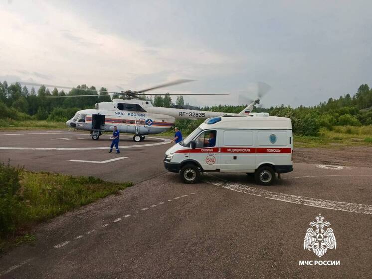 Вертолет санавиации экстренно доставил пациента из Нелидово в Тверь