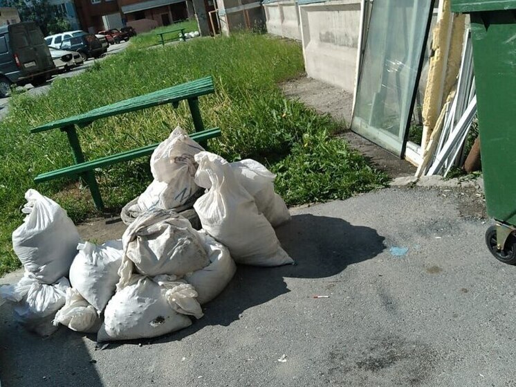 16 тонн строительного мусора вывезли из дворов Нового Уренгоя