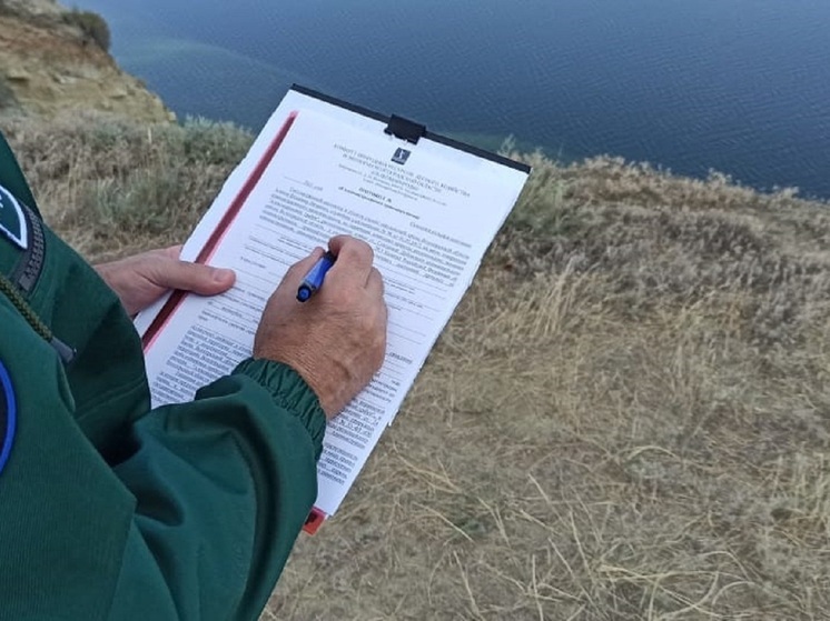 В Волгоградской области водителю за сброс отходов у кладбища грозит штраф