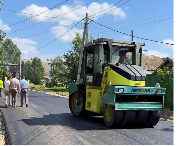 В Йошкар-Оле ремонтируются 2,2 км улицы Мышино