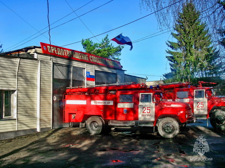 На выезде из Дорогобужа сгорел грузовик