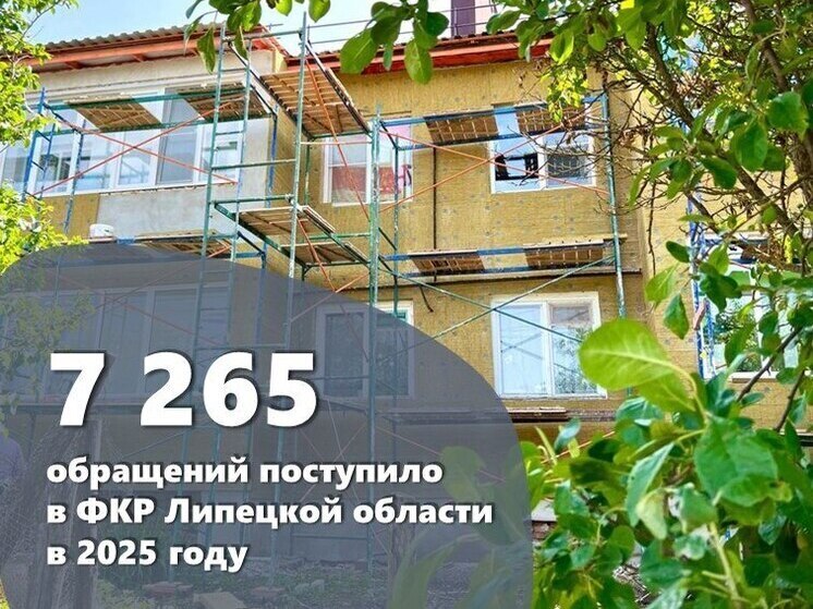 Липецкий ФКР получил 7,3 тыс. обращений от граждан за полгода