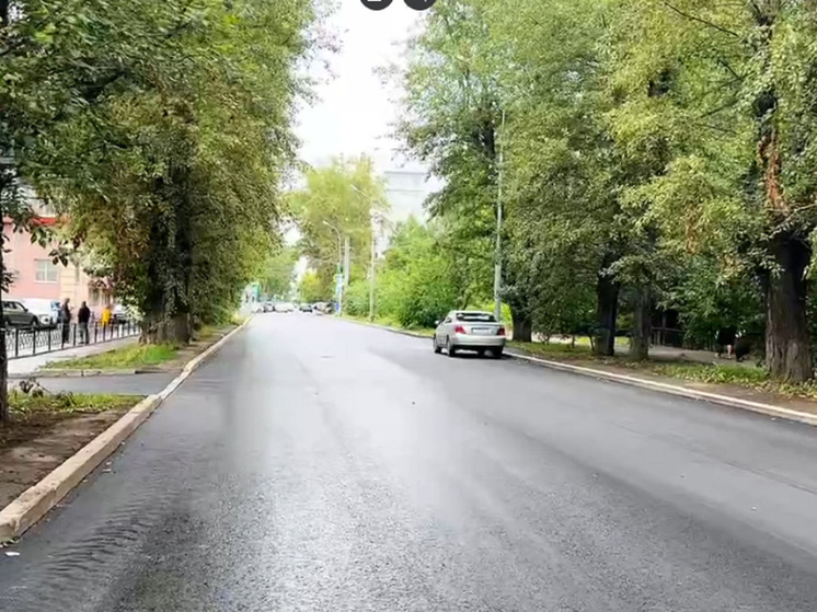 В Томске досрочно завершен капитальный ремонт улицы Белинского