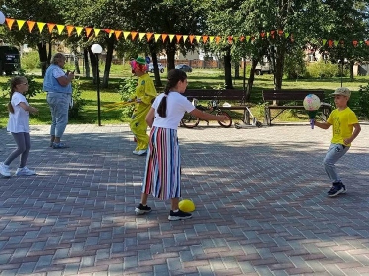 Для юных костромичей в городских парках запустили  игровые программы