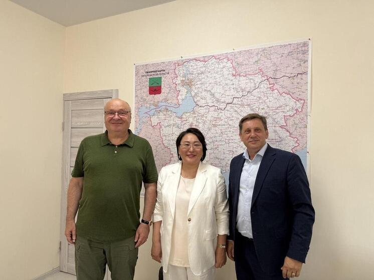 Представитель Марий Эл обсудила с руководством Запорожской области работы в Куйбышевском округе