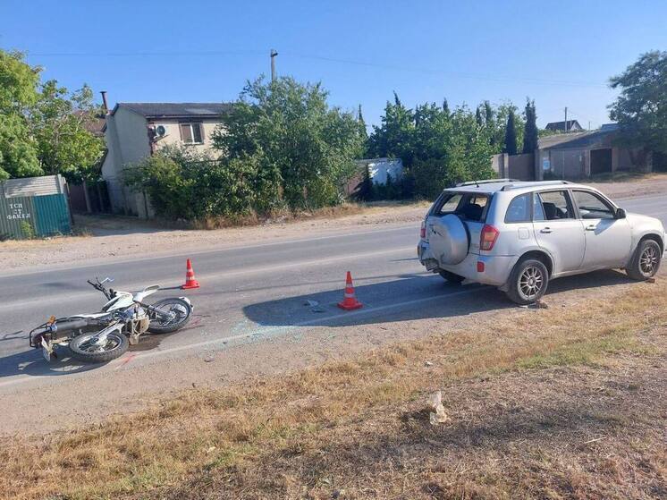 В Севастополе 17-летний мотоциклист пострадал в ДТП